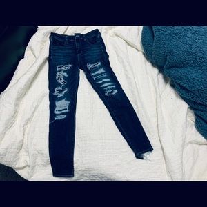 American Eagle destructed jeans